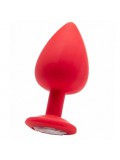 EXTRA LARGE DIAMOND BUTT PLUG RED 8714273786326