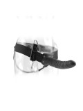 FETISH FANTASY 19 CM VIBRATING HOLLOW STRAP-ON BLACK 603912329926 photo