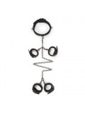 Fetish set with collar, ankle- and wrist cuffs 8718627529751 photo