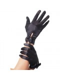 Gloves Short Black with Bow 5020570038321