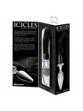 ICICLES GLASS BUTTPLUG WITH WHIP CLEAR review