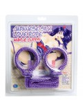 JAPANESE SILK LOVE ROPE ANKLE CUFFS PURPLE 051021144662 photo