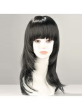 Kate Long Black Wig 3479225403526