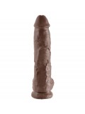 KING COCK 10" COCK BROWN WITH BALLS 25.4 CM 603912350289 photo