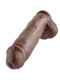 KING COCK 11" COCK BROWN WITH BALLS 28 CM 603912350319 photo