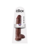KING COCK 11" COCK BROWN WITH BALLS 28 CM 603912350319 toy