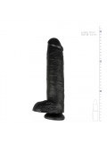 King Cock 27.5 cm Dildo With Balls Black 603912350296 review
