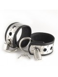 Leather Wrist Cuffs With Metal And Padlocks 8718924228784 toy