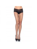 LEG AVENUE NET AND LACE PANTYHOSE 0714718398402