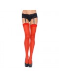 Leg Avenue Plus Size Sheer Stockings Red  UK 16 to 18 714718001456