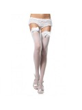 LEG AVENUE SHEER AND OPAQUE THIGH HIGHS 0714718003368