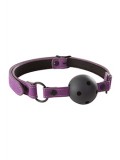 LUST BONDAGE BALL GAG PURPLE 0657447097546