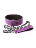 LUST BONDAGE COLLAR PURPLE 0657447097553