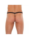 Mens Black G-String With Pink Pouch 8718924223307 toy