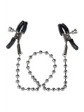 NIPPLE CLAMPS SILVER BEADED 0716770033710