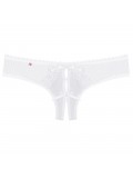 OBSESSIVE ALABASTRA CROTCHLESS THONG WHITE photo