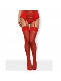 OBSESSIVE STOCKINGS S800 - RED - S/M 5901688211472