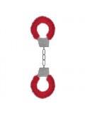 BEGINNER'S FURRY HANDCUFFS RED