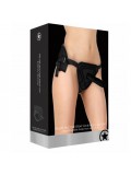 OUCH DELUXE STRAP ON SILICONE DELUXE BLACK  25.5 CM 8714273301635 image