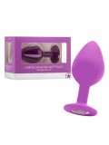 LARGE DIAMOND BUTT PLUG PURPLE toy