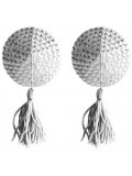 ROUND NIPPLE TASSELS OUCH! NIPPLE COVERS WHITE 8714273948175