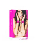 OUCH VELCRO CUFFS HAND ANKLES PINK 8714273309471 toy