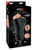 PDX DOUBLE PENETRATION VIBR STROKER 0603912744422 toy