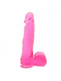 Pink 8 Inch Dong With Suction Cup 782421785819
