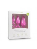 Pink Buttplugs With Pull Ring - Set 8718627527139 toy