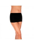 Plain mini skirt BLACK 849450034933