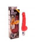 PULSE MASTER REALISTIC VIBRATOR WITH LIGHT RED