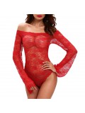 QUEEN LINGERIE TEDDY RED M-L 714569757359