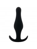 BUTT PLUG WITH HANDLE BLACK MEDIUM