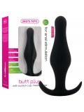BUTT PLUG WITH HANDLE BLACK MEDIUM photo