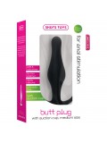 BUTT PLUG WITH HANDLE BLACK MEDIUM toy