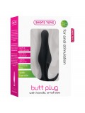 BUTT PLUG WITH HANDLE BLACK SMALL toy