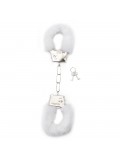 FURRY HANDCUFFS WHITE toy