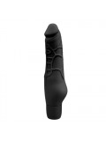 Silicone Realistic Vibrator Black 8718627526583