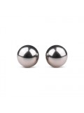 Silver ben wa balls - 19mm 8718627523186