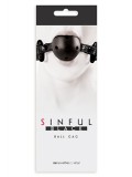 SINFUL BALL GAG BLACK 0657447092237 toy