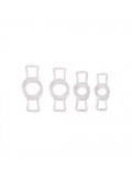 Size Matters Endurance Penis Ring Set - Clear 848518007803