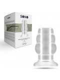 SONO N50 MEDIUM HOLLOW TUNNEL BUTT PLUG CLEAR toy