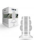 SONO N51 LARGE HOLLOW TUNNEL BUTT PLUG CLEAR toy