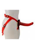 Sophias Red Rider Strap On Dildo 0716770048295 toy