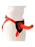 Sophias Red Rider Strap On Dildo 0716770048295