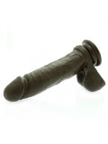 The Realistic Cock Black 8 Inch Dildo 0782421121006 toy