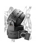 Tom of Finland Neoprene Wrist cuffs w/ locks 848518017734 toy