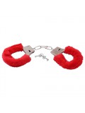 BESTSELLER FURRY HANDCUFFS RED