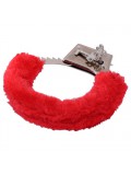 BESTSELLER FURRY HANDCUFFS RED photo