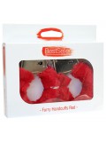 BESTSELLER FURRY HANDCUFFS RED toy